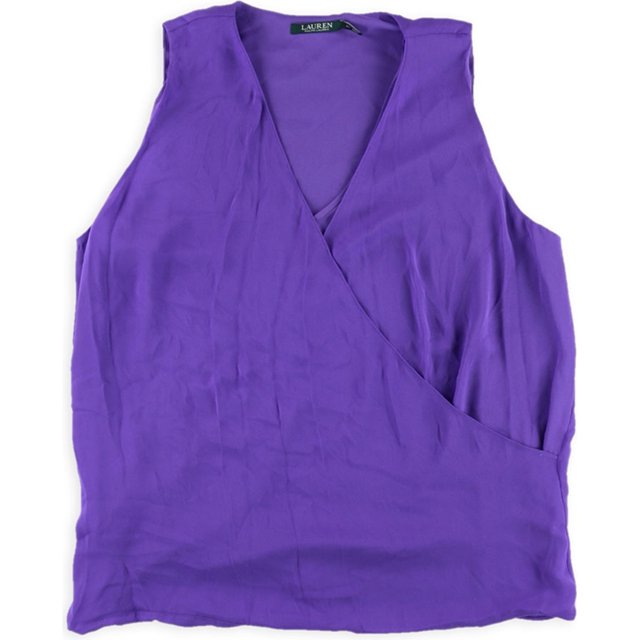 Ralph Lauren - Blusa para mujer, color morado, extragrande Ralph Lauren Pull-over