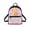 Bear Donut Decoration, variant on Astronaut Capybara Galaxy Small Backpack for Work Travel, Lightweight Travel Shoulder Bag Polyester Smooth Zipper Small Shoulder Bag