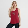 thumbnail image 4 of Women's Fanatics Red Tampa Bay Buccaneers Iron Fan Tank Top, 4 of 5