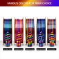 thumbnail image 4 of Filamento Pla Para Impresora 3D Eryone Silk Twist Rainbow 1,75 +/-0,03 Mm Filamento Multicolor Brillante Pla 1 Kg (2,2 Libras) Obsidiana (Negro Azul Púrpura), 4 of 5