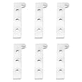 thumbnail image 1 of EeaseCA 6pcs Door Window Hinges Rotating Hidden Hinges Stainless Steel Hinges for Home, 1 of 8