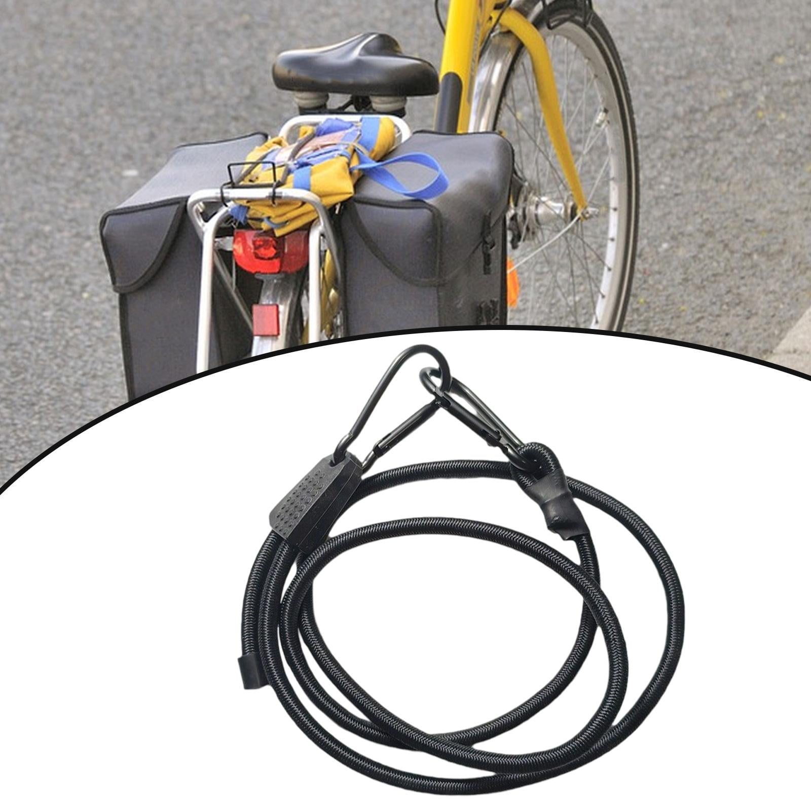 Dickly 2xBungee Cord Fixed Tying Rope Portable Bungee Strap for Camping Hiking Biking 120 cm 2 Pcs