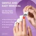 thumbnail image 3 of Gellen Gel Polish Remover, 200Pcs Remover Wipes Acetone Gel Nail Polish Remover Bulk Set with Nail File and Cuticle Pusher Individually Wrapped Soak Off Nails Remover Pads for Salon Home, 3 of 9