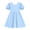 Z01 Sky Blue, variant on Gubotare Tween Dresses Girls Baby Girl Spring Floral Ruffle Dress Dress Short Sleeve Summer Outfit Casual Toddler Dress Size 13-14T (White,13-14 Years)