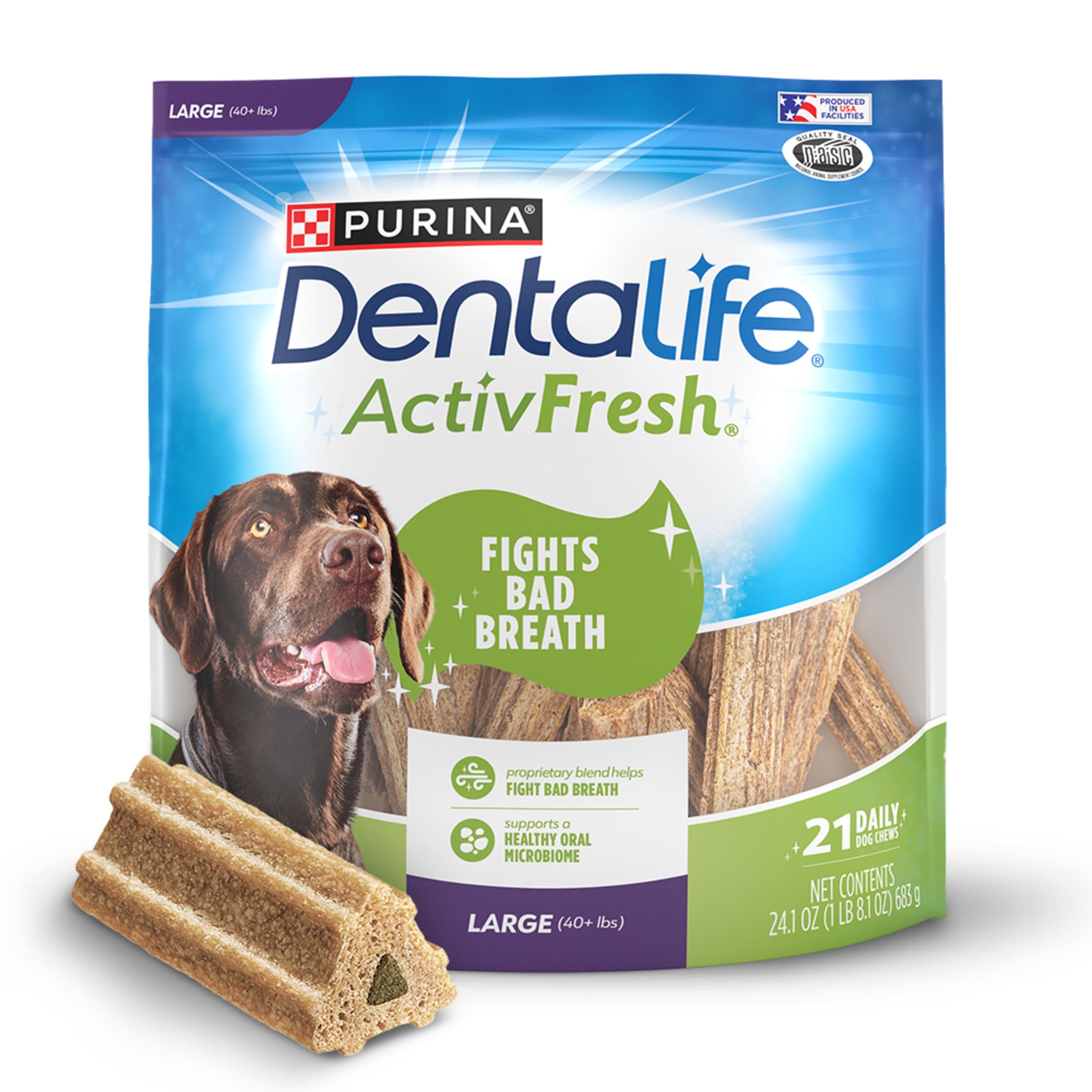Purina DentaLife ActivFresh Chicken Chews for Large Dogs photo 1