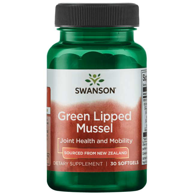 Swanson Green Lipped Mussel 30 Softgels