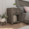thumbnail image 2 of Bowery Hill One Drawer Nightstand in Weathered Oak, 2 of 6