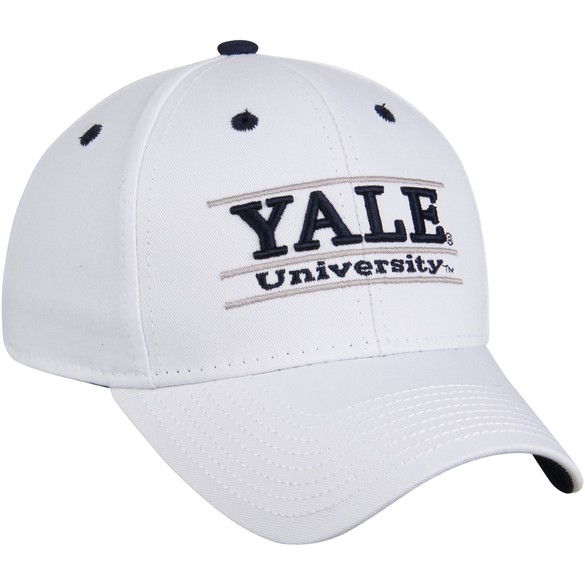 Yale Bulldogs Adult Game Bar Adjustable Hat White,