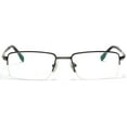 thumbnail image 3 of Tango Optics Metal Rectangle Optical Eyeglasses Frame Luxe Stainless Steel Stephen Hawkens Black For Prescription Lens -, 3 of 7