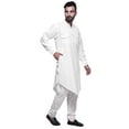 thumbnail image 4 of Atasi Kurta Longue en Coton pour Hommes Manches Longues Fête Indienne, 4 of 5