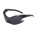 thumbnail image 2 of Gafas de sol envolventes de moda, gafas de sol deportivas con tonos ovalados negros, gafas estéticas cibernéticas para mujeres y hombres, 2 of 5