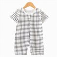 thumbnail image 2 of UAYOTSE Baby Boy 3M 6M 12M Romper Short Sleeve Shirt Type One Piece Jumpsuit Wear,Sizes 18-24 Months, 2 of 4