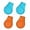 4 Pack-Orange&Blue, variant on ABCISI Golf Hat Clip Ball Marker Holder, 4 Pack Silicone with Strong Magnetic Attach to Pocket Cap Edge Gifts for Golfers Men Women (Blue&Orange)