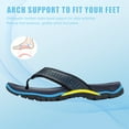 thumbnail image 5 of OUSIMEN Men's Sport Flip Flops Comfort Casual Thong Sandals Outdoors, 5 of 8