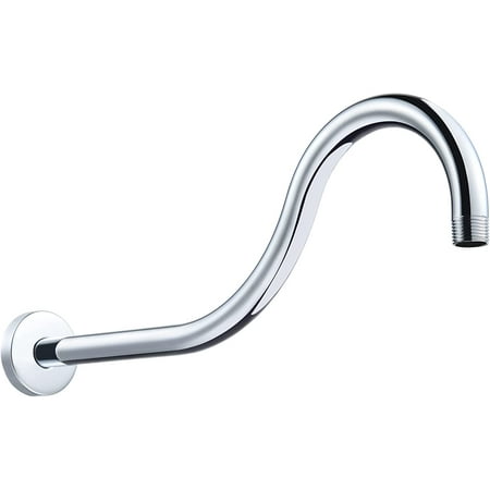 

Lowcus High-end Wall Mounted Extention High Arc Anti-corrosion Shower Arm（Made of Solid Brass) Replacement for Delta RP61273 16-inch Chorme