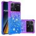 thumbnail image 1 of Funda para Xiaomi Poco X6 Pro Transparente con Brillos Carcasa Protectora Antigolpes con Glitter Brillante, 1 of 5