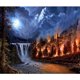 thumbnail image 1 of Taladro diamante pintura (DF2800) 5D DIY fuego bosque bordado completo punto de cruz Kit 20X30cm FLhrweasw Nuevo, 1 of 1