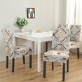 thumbnail image 2 of Artistic Boho Chic Dining Chair Covers for Kitchen Set of 4, Washable Stretch Slipcovers Featuring Vintage Tribal Patterns, Removable Polyester Seat Protectors for Rustic Farmhouse Decor, 2 of 7