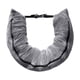 thumbnail image 1 of Fundas de almohada de felpa decorativas Kearding Almohada cervical gris, 1 of 6