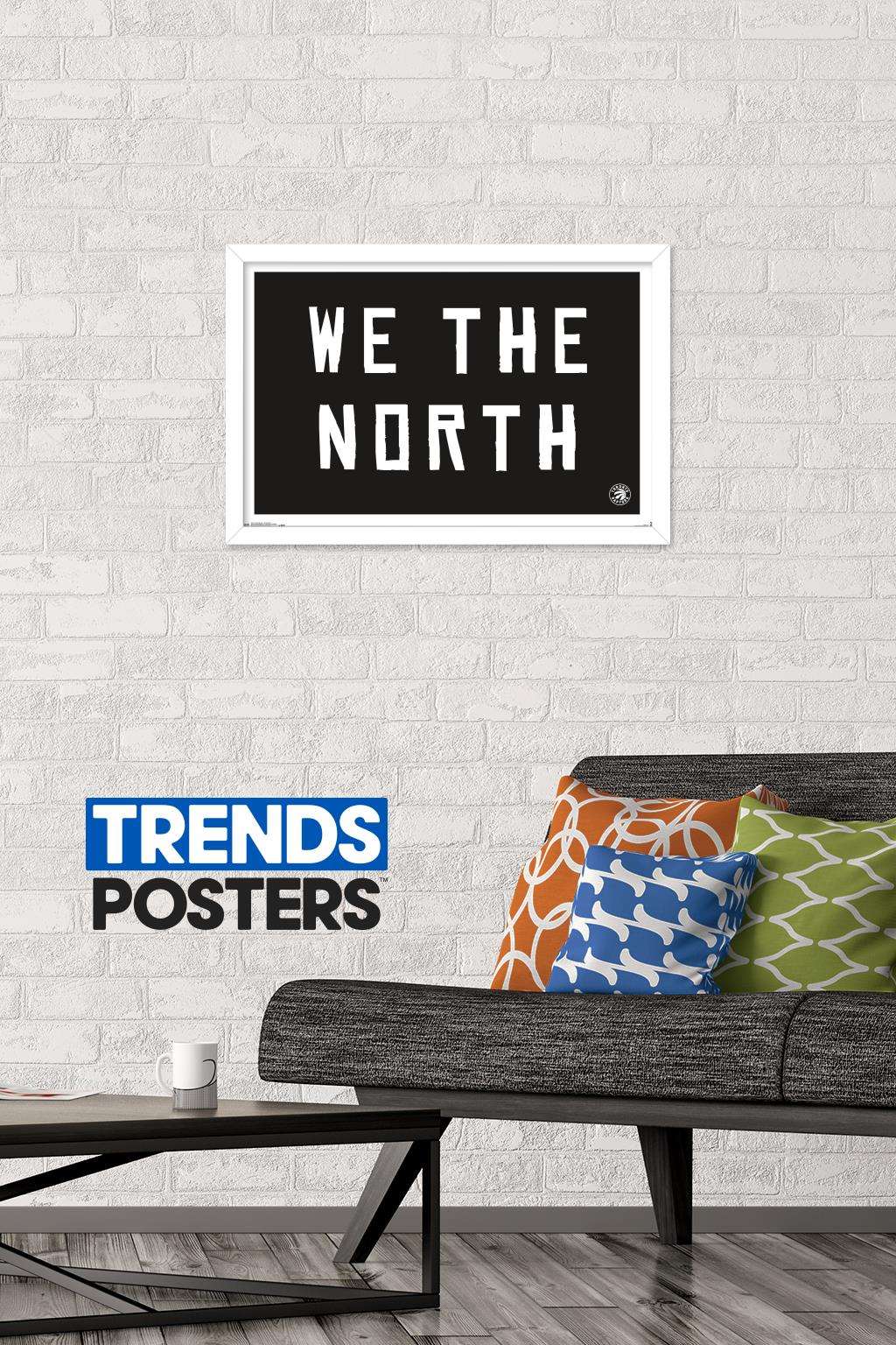 NBA Toronto Raptors - We The North 16 Wall Poster, 14.725" x 22.375", Framed