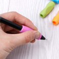 thumbnail image 2 of 4Pcs Random Color Writing Aid Grip, Children Pencil Holding Practise Device for Correcting Pen Holder Postures Gel Ink Pens, 2 of 6