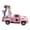 B, variant on Retro Pickup Truck Model with Bride and Groom Figurines Ornament For Wedding Cake Toppers Decoration Couples Gift