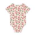 thumbnail image 2 of Rocae Strawberry And Flowers for Baby Climbing Clothes Soft Baby Romper for Active Infants Comfortable and Breathable Crawling Jumpsuit Unisex Baby Outfit 9M, 2 of 8