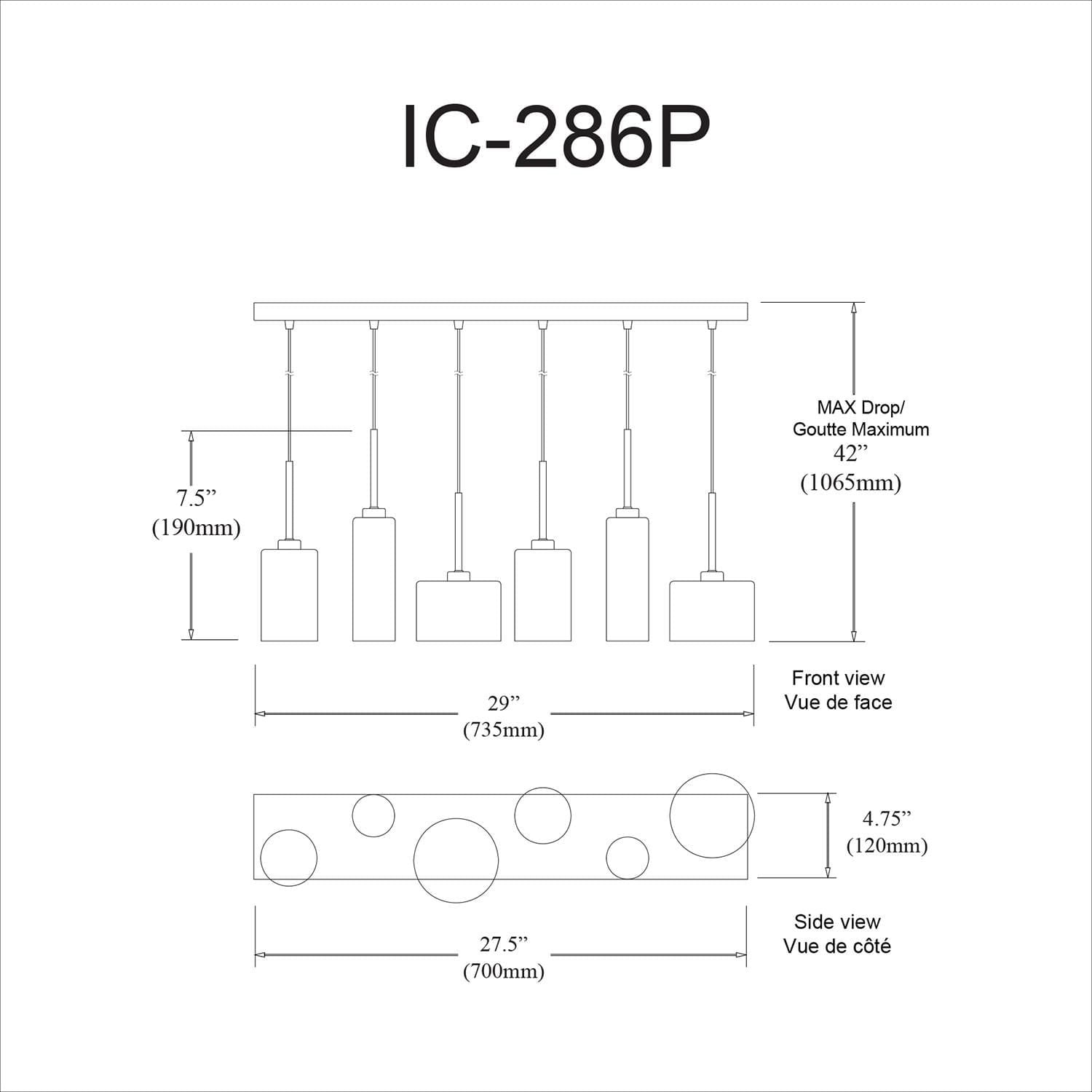 Pendentif industriel