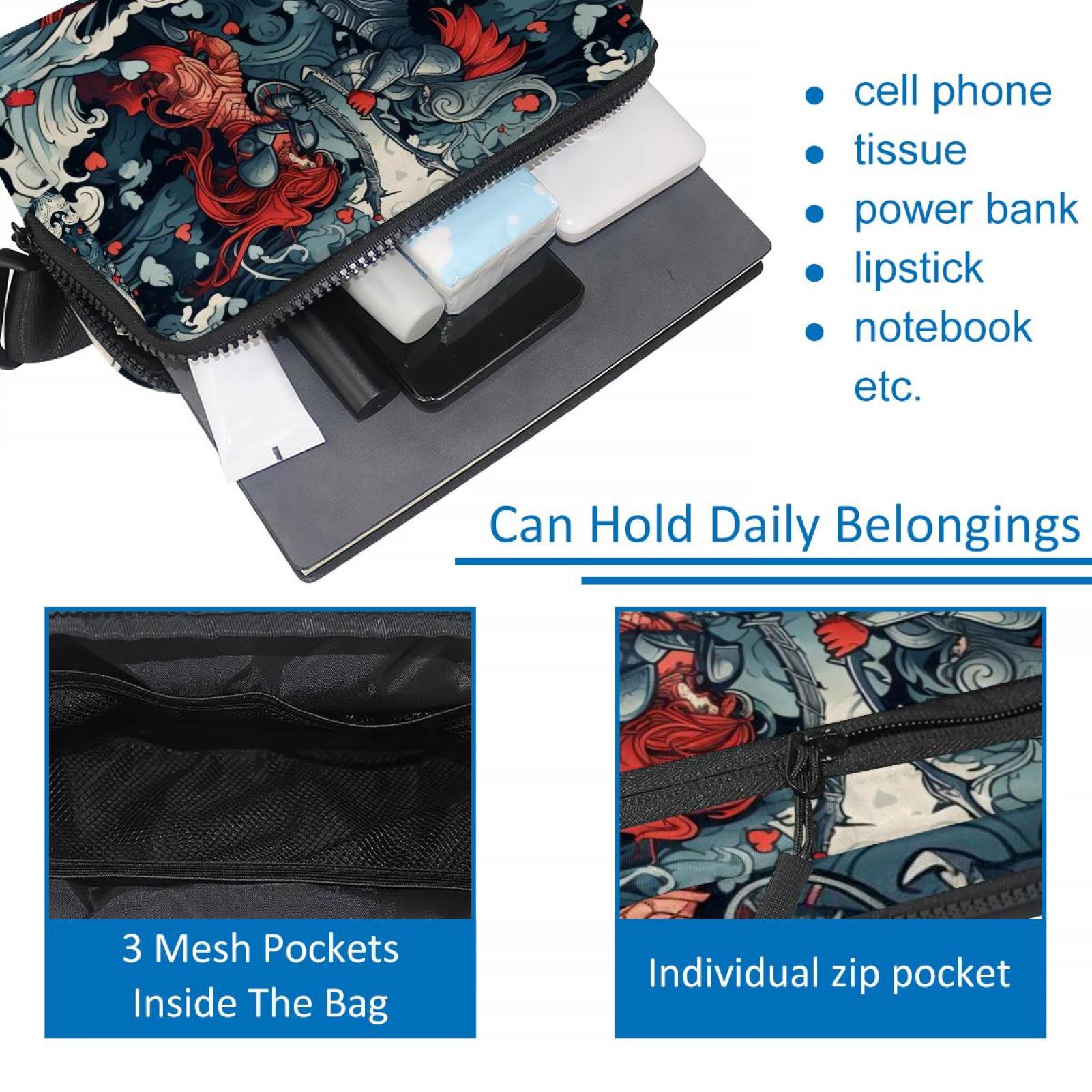 Love Adjustable Lightweight Waist Bag with Extension Strap - Unisex Crossbody Bag Running Belt