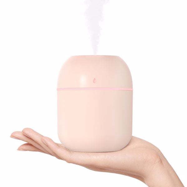 2pcs Portable Mini Humidifier, 220ml,Small Cool Mist Humidifier, Personal Desktop Humidifier For Bedroom Travel Office Home