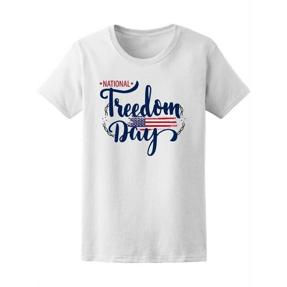 American National Freedom Day T-Shirt Women -Image by Shutterstock, Female x-Large