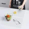 thumbnail image 4 of Clear Plastic Dining Placemats Table Mats for Kitchen Lot P6, 4 of 7