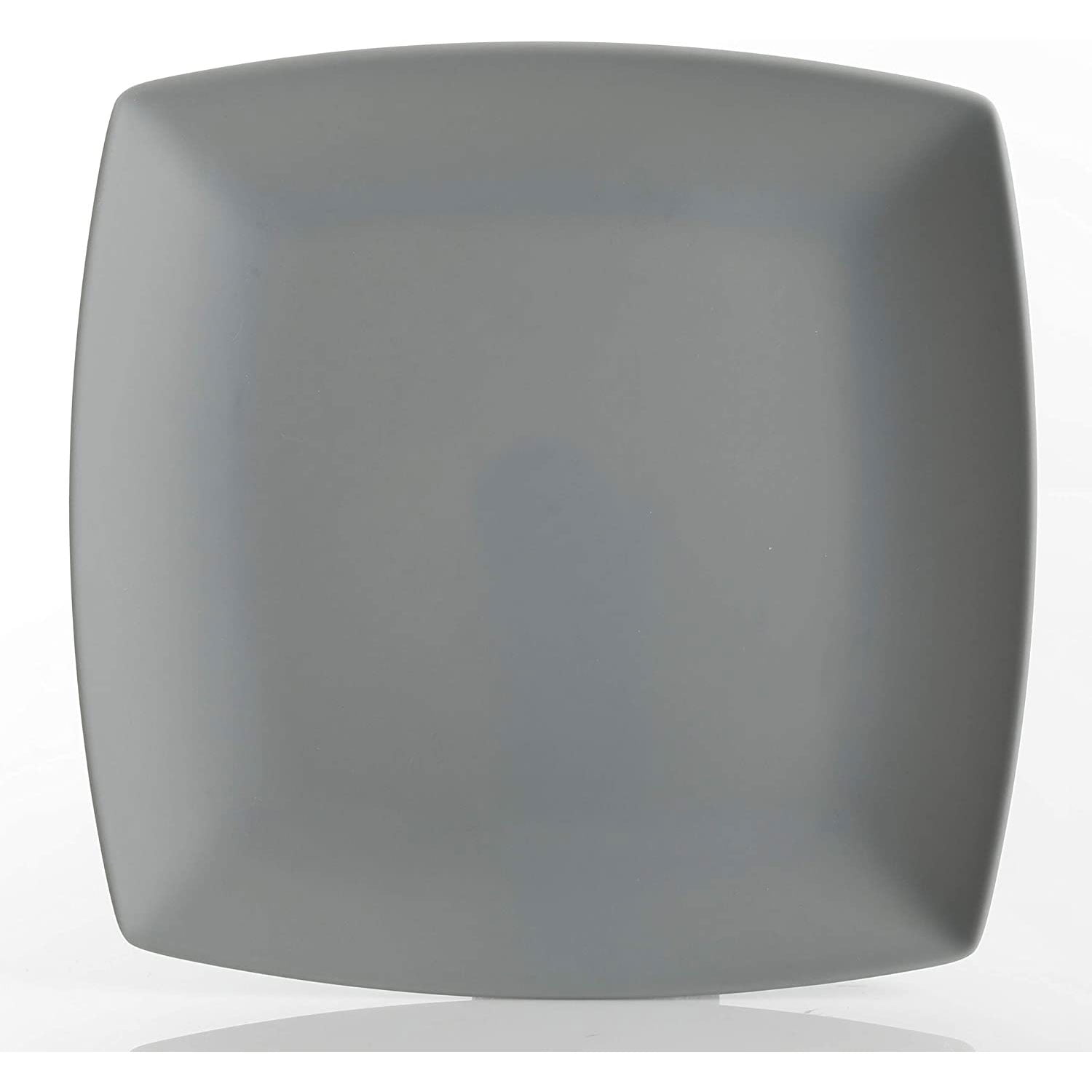 Gibson Home 16 Pc Melamine Dinnerware Plates, Bowls, & Cups, Grey (4 Pack)