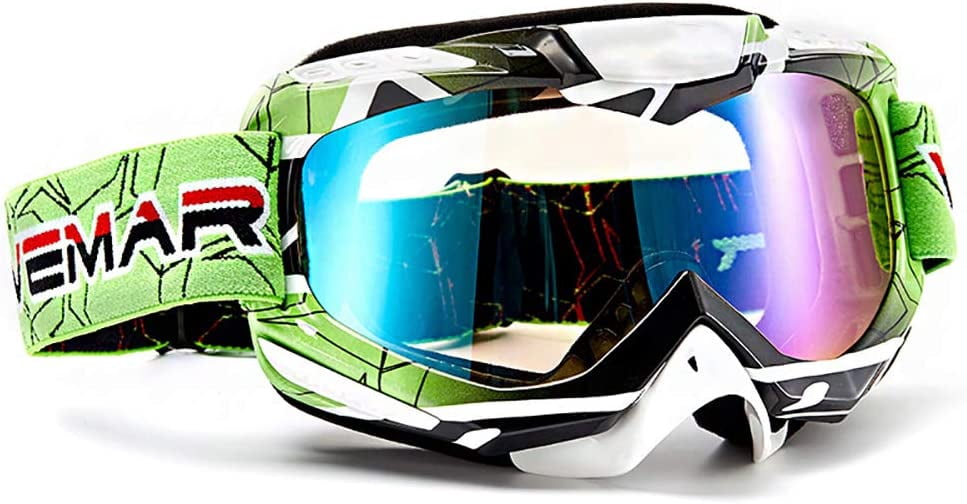 Woljay Motocross Goggles - Outdoor Eyewear For Motorcycle, ATV, Dirt Bike, Skiing & Snowboarding