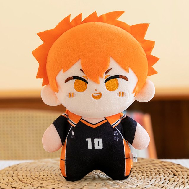Juguetes de peluche de voleibol de anime juguete suave juguete lindo dibujos animados almohada de muñecas de lujo para decoración del hogar regalos de cumpleaños para niños