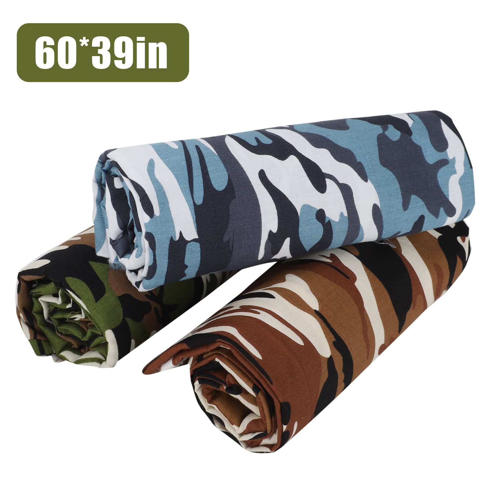 150cmx100cm Camo Cotton Material Fabrics, Natural Cotton Quilting