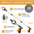 EZPIK® Award Winning Folding Grabber Tool for Elderly 36"