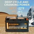 thumbnail image 2 of Autocessking Platinum AGM 12V Automotive Battery BIC Group 49 95AH 200 CCA, Premium Maintenance Free AGM Car Batteries Top Post for Cars, 36 Months Warrantly, 2 of 10