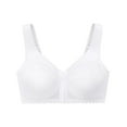 thumbnail image 2 of Glamorise Womens Magic Lift Front-Hook Wirefree Bra, 42G, White, 2 of 7