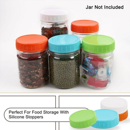 STCRERAG 20 PCS Joints de Bocal Silicone Bague d'Étanchéité de Bocal