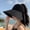 Black, variant on Yoyauz Ladies' Sun Hat Upf 50+Uv Protection Wide Brimmed Foldable Summer Beach Bucket Hat With Neck Flap