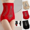 thumbnail image 1 of 3pcs Ionstech Unique Fiber Restoration Shaper, Graphene Honeycomb Tummy Control High, Hip Enhancer Shapewear, Elastic Body Shaper, 1 of 5