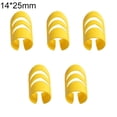 thumbnail image 2 of Flmtop 5Pcs Guitar Ukulele Plastic Thumb Finger Nail Fingertip Picks Protectors Set, 2 of 10