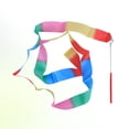 thumbnail image 3 of KAKOWELY rhythmic ribbon 5pcs 2-Meter Colorful Rhythmic Gymnastics Ribbon Dancing Gymnastics Ribbon Dancing Streamers (Flame Pattern)78.74"X1.77"X0.01", 3 of 5