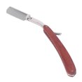 thumbnail image 3 of Stainless Steel Beard Blade Holder Men Beech Handle Manual Barber Straight Beard Trimmer Rack, 3 of 15