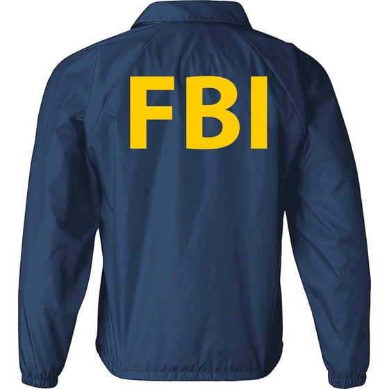 Qraphic Tee FBI Jacket Government Agent Jacket Secret Service 