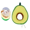 thumbnail image 4 of Collar isabelino de recuperación para mascotas de dibujos animados, cómodo protector cónico para gatos y perros Aguacate_L, 4 of 8