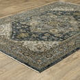thumbnail image 5 of Oriental Weavers Aberdeen Area Rug - 1144Q - 7'10" x 10'10" - in Blue/ Taupe - Vintage Inspired, Stain Resistant, Family and Pet Friendly , Dining, Living Room Rug, 5 of 10