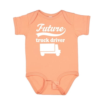 

Inktastic Future Truck Driver Boys Gift Baby Boy Bodysuit