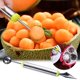 thumbnail image 1 of Bola de sandía de doble extremo de acero inoxidable y cuchara para tallar frutas | Descorazonadora y cuchara de melón multifuncional | Empuñadura ergonómica | Herramienta de corte decorativa | 1, 1 of 7